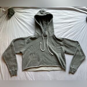 Wild fable Gray Hooded Women's Crop Top